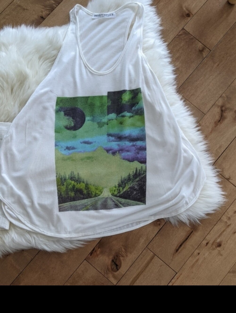 PST - NWOT Graphic Muscle Tank - Picture 6 of 7